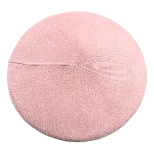 Sydbecs CasModazoneere Beret Hats for Women Girls, Reversible French Berets Hat Solid Color Style - 2
