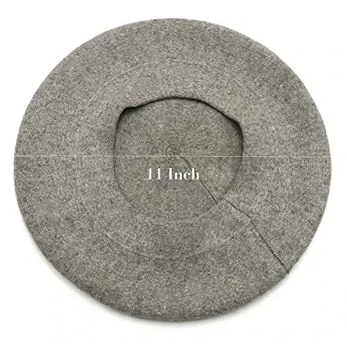 Sydbecs CasModazoneere Beret Hats for Women Girls, Reversible French Berets Hat Solid Color Style - 3