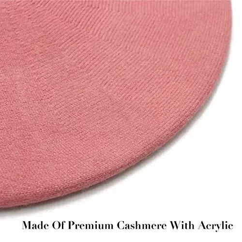 Sydbecs CasModazoneere Beret Hats for Women Girls, Reversible French Berets Hat Solid Color Style - 5