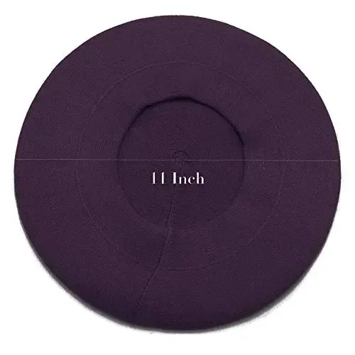 Sydbecs CasModazoneere Beret Hats for Women Girls, Reversible French Berets Hat Solid Color Style - 3