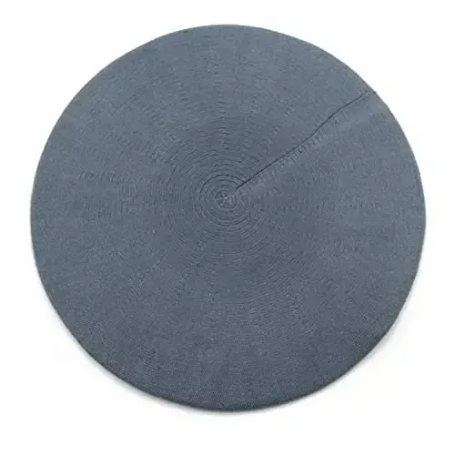 Sydbecs CasModazoneere Beret Hats for Women Girls, Reversible French Berets Hat Solid Color Style - SYDBECS (1)