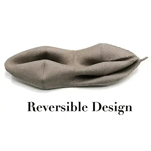 Sydbecs CasModazoneere Beret Hats for Women Girls, Reversible French Berets Hat Solid Color Style - 4