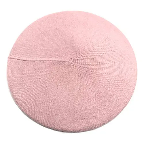 Sydbecs CasModazoneere Beret Hats for Women Girls, Reversible French Berets Hat Solid Color Style - SYDBECS (1)