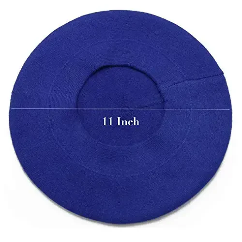 Sydbecs CasModazoneere Beret Hats for Women Girls, Reversible French Berets Hat Solid Color Style - 3