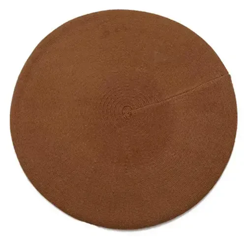 Sydbecs CasModazoneere Beret Hats for Women Girls, Reversible French Berets Hat Solid Color Style - SYDBECS (1)