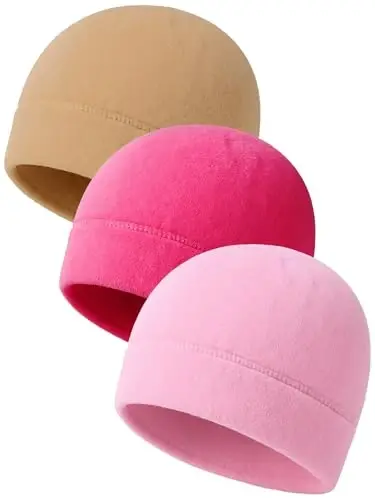 Syhood Winter Warm Skull Cap Soft Fleece Beanie Hat Thick Windproof Watch Cap Skiing Outdoor Warm Colored for Men Women - 1