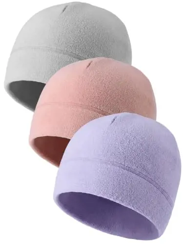 Syhood Winter Warm Skull Cap Soft Fleece Beanie Hat Thick Windproof Watch Cap Skiing Outdoor Warm Colored for Men Women - 1