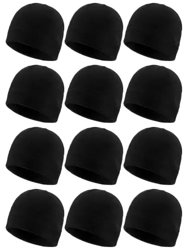 Syhood Winter Warm Skull Cap Soft Fleece Beanie Hat Thick Windproof Watch Cap Skiing Outdoor Warm Colored for Men Women - 1