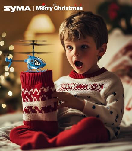 SYMA Remote Control Helicopter, 3.5 Channel RC Helicopters for Kids and Adults, Micro Indoor Aircraft with Gyro, Altitude Hold, One Key Start and Rechargeable Battery, Blue - 6