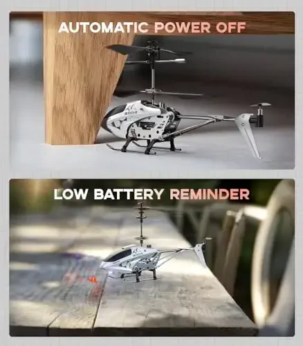 SYMA Remote Helicopter,RC Helicopter Toys for Boys with 16Mins Flight(2 Batteries),Altitude Hold,One Key Take Off/Landing,3.5 Channel,Gyro Stabilizer,RC Airplane Toys for 8-12 Boy Girl - 4