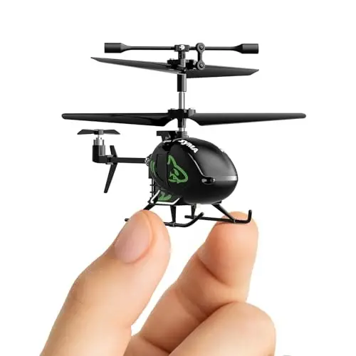 SYMA S100 Mini RC Helicopter for Kids, Indoor Flying, Altitude Hold, Black | Compact Design, 3.5-channel Control and 5–7 Min Flight Time for Beginner Practice in Bedrooms, Playrooms and Small Spaces - 1