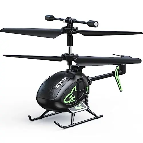SYMA S100 Mini RC Helicopter for Kids, Indoor Flying, Altitude Hold, Black | Compact Design, 3.5-channel Control and 5–7 Min Flight Time for Beginner Practice in Bedrooms, Playrooms and Small Spaces - 4