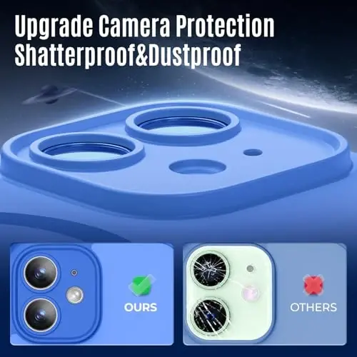 Symcele Designed for iPhone 12 Case, Compatible with MagSafe, with Privacy Screen Protectors X2, [Camera Protection] [15FT Military Drop Protection] Shockproof Phone Case, 6.1