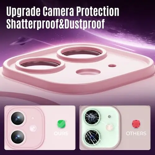 Symcele Designed for iPhone 12 Case, Compatible with MagSafe, with Privacy Screen Protectors X2, [Camera Protection] [15FT Military Drop Protection] Shockproof Phone Case, 6.1