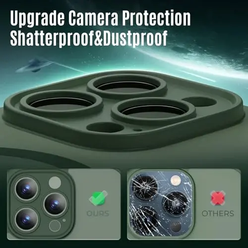 Symcele Designed for iPhone 12 Pro Case, Compatible with MagSafe, with Privacy Screen Protectors X2, [Camera Protection] [15FT Military Drop Protection] Shockproof Phone Case, 6.1