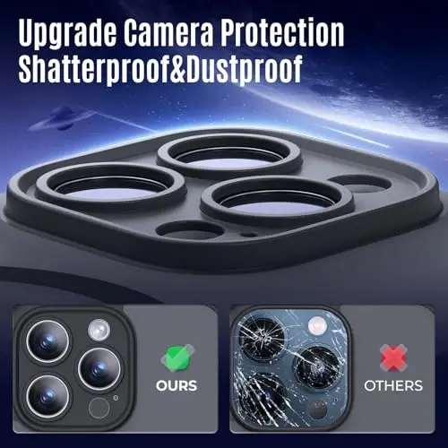 Symcele Designed for iPhone 12 Pro Case, Compatible with MagSafe, with Privacy Screen Protectors X2, [Camera Protection] [15FT Military Drop Protection] Shockproof Phone Case, 6.1