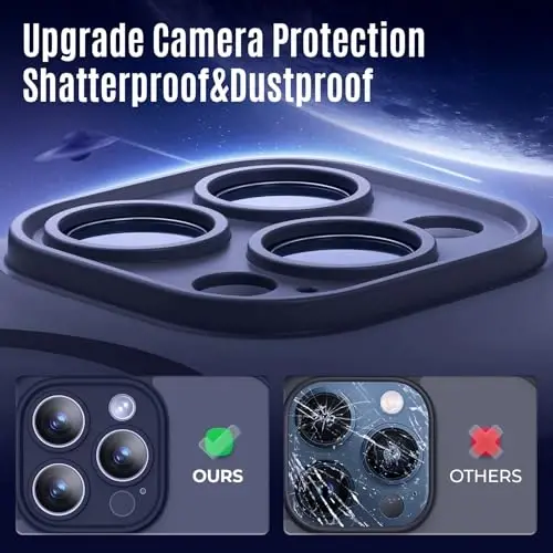 Symcele Designed for iPhone 12 Pro Case, Compatible with MagSafe, with Privacy Screen Protectors X2, [Camera Protection] [15FT Military Drop Protection] Shockproof Phone Case, 6.1