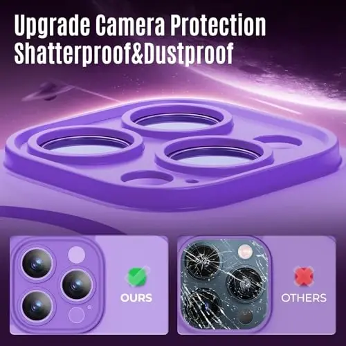 Symcele Designed for iPhone 12 Pro Max Case, Compatible with MagSafe, with Privacy Screen Protectors X2, [Camera Protection] [15FT Military Drop Protection] Shockproof Phone Case, 6.7