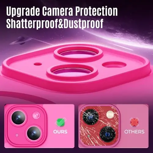 Symcele Designed for iPhone 13 Case, Compatible with MagSafe, with Privacy Screen Protectors X2, [Camera Protection] [15FT Military Drop Protection] Shockproof Phone Case, 6.1