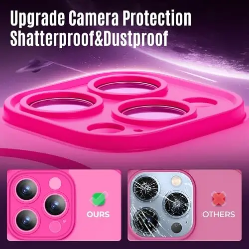 Symcele Designed for iPhone 13 Pro Case, Compatible with MagSafe, with Privacy Screen Protectors X2, [Camera Protection] [15FT Military Drop Protection] Shockproof Phone Case, 6.1