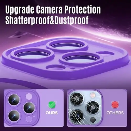 Symcele Designed for iPhone 13 Pro Case, Compatible with MagSafe, with Privacy Screen Protectors X2, [Camera Protection] [15FT Military Drop Protection] Shockproof Phone Case, 6.1