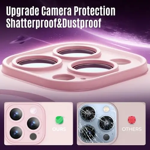 Symcele Designed for iPhone 13 Pro Case, Compatible with MagSafe, with Privacy Screen Protectors X2, [Camera Protection] [15FT Military Drop Protection] Shockproof Phone Case, 6.1