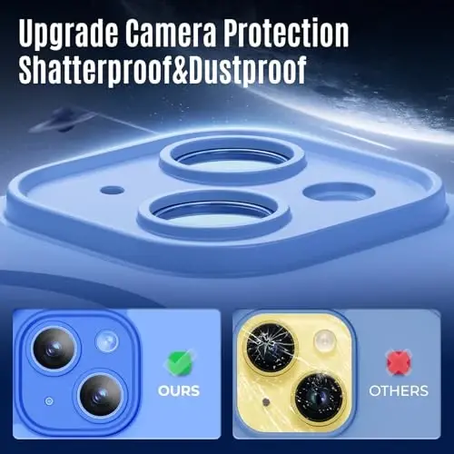 Symcele Designed for iPhone 14 Case, Compatible with MagSafe, with Privacy Screen Protectors X2, [Camera Protection] [15FT Military Drop Protection] Shockproof Phone Case, 6.1