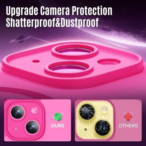 Symcele Designed for iPhone 14 Case, Compatible with MagSafe, with Privacy Screen Protectors X2, [Camera Protection] [15FT Military Drop Protection] Shockproof Phone Case, 6.1