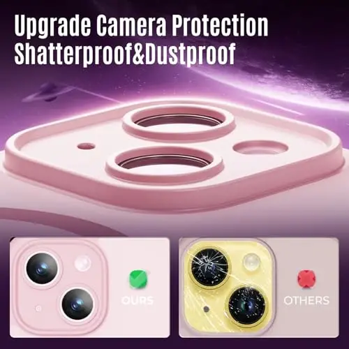 Symcele Designed for iPhone 14 Case, Compatible with MagSafe, with Privacy Screen Protectors X2, [Camera Protection] [15FT Military Drop Protection] Shockproof Phone Case, 6.1