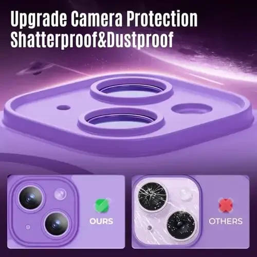 Symcele Designed for iPhone 15 Plus Case, Compatible with MagSafe, with Privacy Screen Protectors X2, [Camera Protection] [15FT Military Drop Protection] Shockproof Phone Case, 6.7