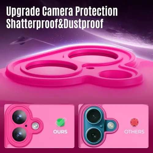 Symcele Designed for iPhone 16 Case, Compatible with MagSafe, with Privacy Screen Protectors X2, [Camera Protection] [15FT Military Drop Protection] Shockproof Phone Case, 6.1