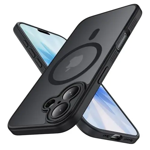 Symcele Designed for iPhone 17 Case, Compatible with MagSafe, [Camera Protection] [15FT Military Droptection] Shockproof Translucent Matte Anti-Slip Phone Case, 6.3