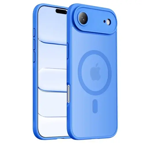 Symcele Designed for iPhone Air Case, Compatible with MagSafe, [Camera Protection] [15FT Military Drop Protection] Shockproof Translucent Matte Anti-Slip Thin Slim Phone Case, 6.5