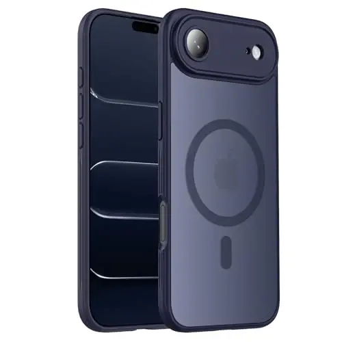 Symcele Designed for iPhone Air Case, Compatible with MagSafe, [Camera Protection] [15FT Military Drop Protection] Shockproof Translucent Matte Anti-Slip Thin Slim Phone Case, 6.5