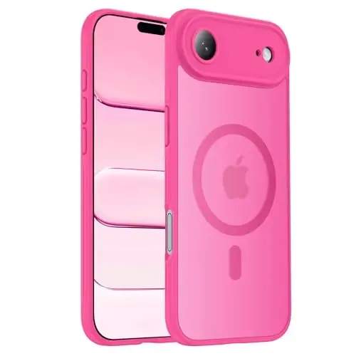 Symcele Designed for iPhone Air Case, Compatible with MagSafe, [Camera Protection] [15FT Military Drop Protection] Shockproof Translucent Matte Anti-Slip Thin Slim Phone Case, 6.5