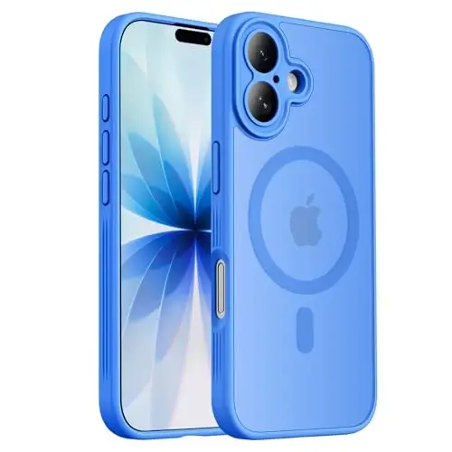 Symcele, iPhone 17 Kılıf için Tasarlandı, MagSafe ile Uyumlu, [Kamera Koruması] [15FT Askeri Düşme Koruması] Darbeye Dayanıklı Yarı Saydam Mat Kaymaz Telefon Kılıfı, 6.3