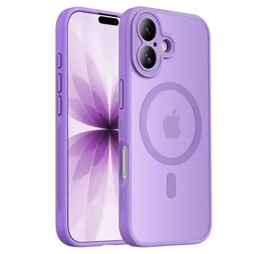 Symcele iPhone 17 Kılıfı için Tasarlandı, MagSafe ile Uyumlu, [Kamera Koruması] [15FT Askeri Düşme Koruması] Darbeye Dayanıklı Yarı Saydam Mat Kaymaz Telefon Kılıfı, 6.3