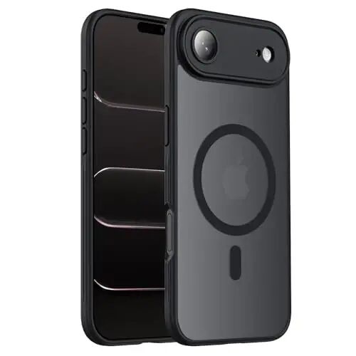 Symcele Designed for iPhone Air Case, Compatible with MagSafe, [Camera Protection] [15FT Military Drop Protection] Shockproof Translucent Matte Anti-Slip Thin Slim Phone Case, 6.5