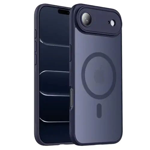 Symcele Designed for iPhone Air Case, Compatible with MagSafe, [Camera Protection] [15FT Military Drop Protection] Shockproof Translucent Matte Anti-Slip Thin Slim Phone Case, 6.5
