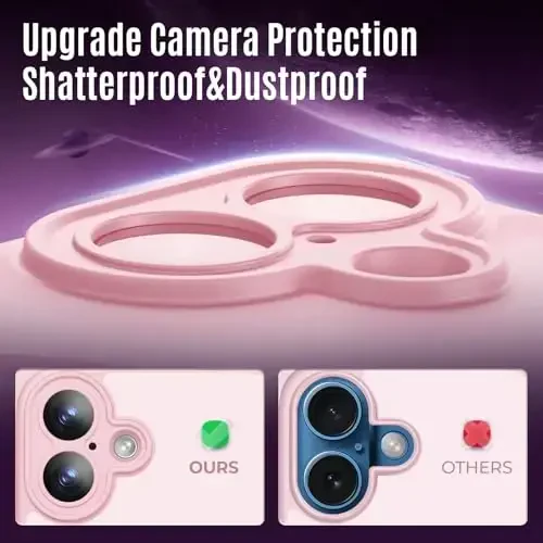 Symcele разработан для чехла iPhone 16, совместимый с MagSafe, с защитными пленками для экрана X2, [Защита камеры] [15FT Military Drop Protection] Противоударный чехол для телефона, 6.1