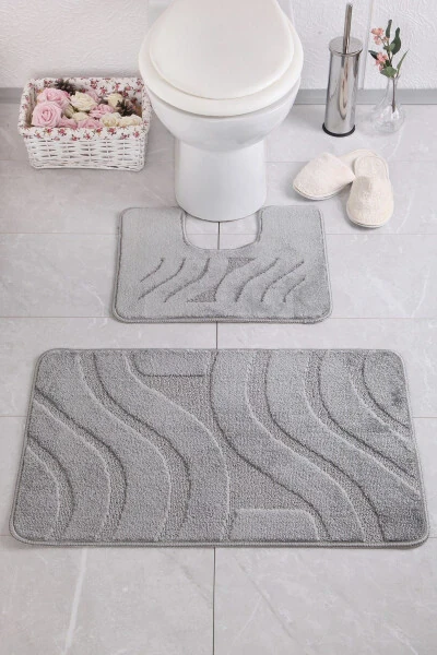 Symphony 50x80 & 40x50 cm. PS Platinum Bath Mat - CONFETTI