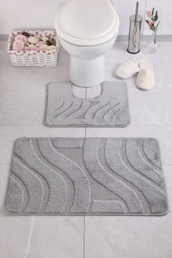 Symphony 50x80 & 40x50 cm. PS Platinum Bath Mat - 1