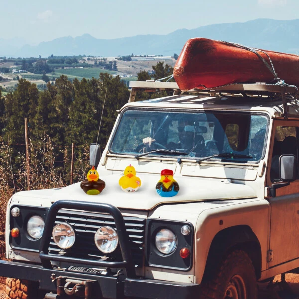 SYNCFUN 120 Pcs Rubber Ducks, Mini Rubber Duckie Toys with Mesh Carry Bag for Kids Baby Bath Shower Toys, Birthday Gifts, Summer Beach Pool Activity, Party Favors - 8