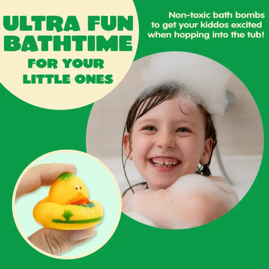 SYNCFUN 120 шт. резиновых уточек, мини-резиновые уточки с сетчатой сумкой для переноски для детей, детских игрушек для ванны и душа, подарков на день рождения, летних пляжных игр, вечеринок. - 6