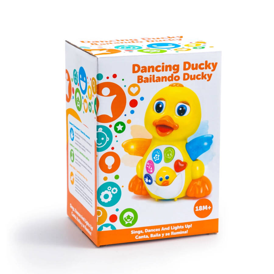 SYNCFUN Musical Toys for Toddlers 1 2 3 Year Old, Dancing Walking Duck Toy with Music and Lights, Learning Toy for Baby Kids - 14