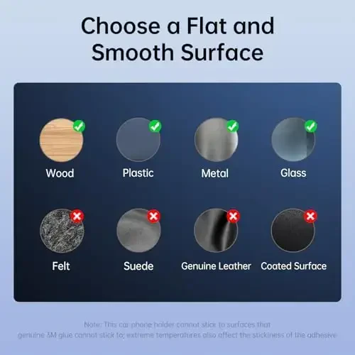 Syncwire Avtomobil Telefon Usti, Universal Dashbord va Tesla Ekrani Uchun, [Super Barqaror] Avtomobil Telefon O'rnatish, Yig'iladigan Alyuminiy Qotishma Qo'li, iPhone 15 Pro Max 14 13 12 11 va Barcha Telefonlar Uchun Mobil Telefon Avtomobil Usti - 6