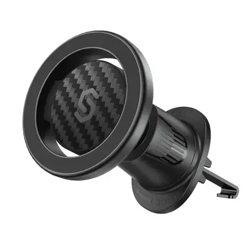 SYNCWIRE Автомобильный держатель MagSafe, Гибкое вращение, магнитный держатель телефона для вентиляции автомобиля, Универсальный зажим для телефона с вентиляцией, совместимый с iPhone 17 16 15 14 13 12 Pro Max Plus - 1