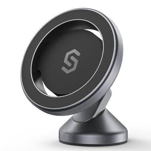 SYNCWIRE for MagSafe Car Mount - 360 Rotation Magnetic Phone Holder for Car Dashboard, Strong Magnets Car Phone Holder Mount Compatible iPhone 16 Pro Max 15 14 13 12,Samsung - MagSafe Car Accessories - SYNCWIRE