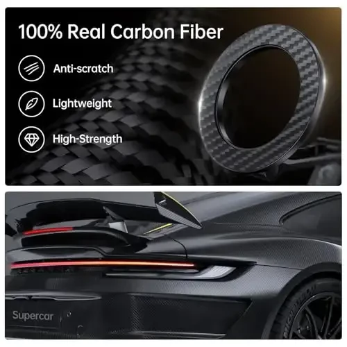 SYNCWIRE MagSafe avtomobil o'rnatgichi, avtomobil paneli uchun magnit telefon ushlagichi, [Moslashuvchan uch o'qli] 360° aylanadigan magnit avtomobil o'rnatgichi iPhone 17 16 15 14 Pro Max uchun kuchli magnitli avtomobil telefon ushlagichi - 4