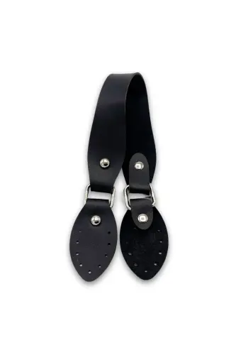 Synthetic Leather Bag Handle 43cm Black - SENSY (1)
